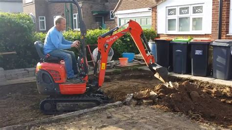 mini digger level garden|mini digger youtube.